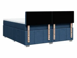 Clicnbuy Cama box spring con colchón tela 180x200 cm