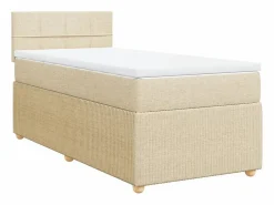 Best Cama box spring con colchón tela color 80x200 cm Base De Cama De Láminas