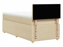 Best Cama box spring con colchón tela color 80x200 cm Base De Cama De Láminas