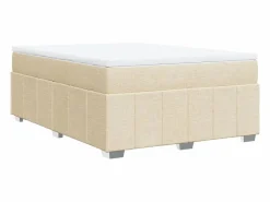 Clearance Cama box spring con colchón tela color 160x200 cm Somier - 160X200Cm