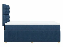 Best Clicnbuy Cama box spring con colchón tela 90x190 cm Azul
