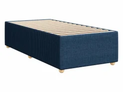 Best Clicnbuy Cama box spring con colchón tela 90x190 cm Azul