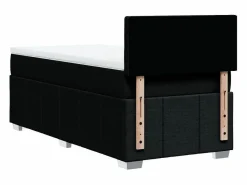 Online Clicnbuy Cama box spring con colchón tela 90x190 cm Negro