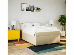 Sale Cama box spring con colchón tela color 160x200 cm Base De Cama De Láminas