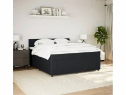 Cama box spring con colchón terciopelo 180x200 cm Somier - 180X200Cm