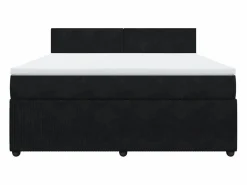 Cama box spring con colchón terciopelo 180x200 cm Somier - 180X200Cm