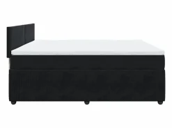 Cama box spring con colchón terciopelo 180x200 cm Somier - 180X200Cm