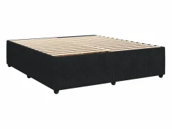 Cama box spring con colchón terciopelo 180x200 cm Somier - 180X200Cm