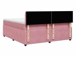 Sale Cama box spring con colchón terciopelo 180x200 cm Somier - 180X200Cm