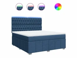New Cama box spring con colchón tela 180x200 cm Somier - 180X200Cm