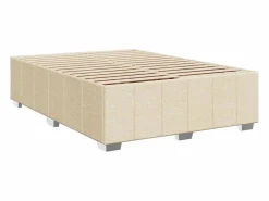 Clicnbuy Cama box spring con colchón tela color 160x200 cm