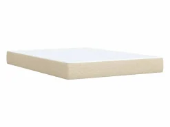 Clicnbuy Cama box spring con colchón tela color 160x200 cm
