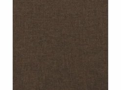 Sale Cama box spring con colchón y LED tela marrón oscuro 120x190 cm Somier Tapizado