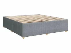 Hot Clicnbuy Cama box spring con colchón tela claro 180x200 cm Gris