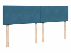Clicnbuy Cama box spring con colchón terciopelo 180x200 cm