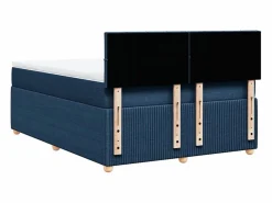 Clicnbuy Cama box spring con colchón tela 160x200 cm