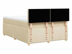 Discount Cama box spring con colchón tela color 160x200 cm Somier - 160X200Cm