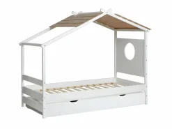 Best Cama cabaña madera 90x190cm Blanco