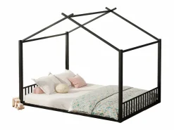 New Cama cabina 140 x 200 cm con cabecero - cama infantil - metal - somier de láminas - Cama Montessori