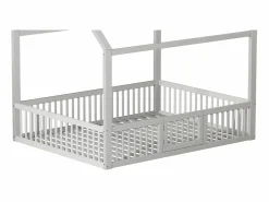 ModernLuxe Cama cabina para niños - 140x200cm - madera maciza -