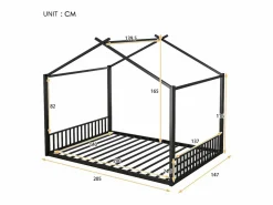 Sale Cama cabina 140x200 cm - estructura de hierro - Cama Montessori