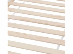 Clearance Cama cabina 90x200cm de madera maciza - con estantes - Cama Montessori