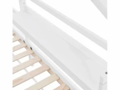Clearance Cama cabina 90x200cm de madera maciza - con estantes - Cama Montessori