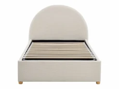 Clearance Vente-unique Cama canapé 90 x 190 cm en terciopelo acanalado color - LIRIMO Beige