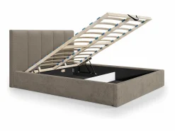 Clearance Cama canapé king size 200 x 200 cm de tela + colchón - KILACLO Cama Con Canapé