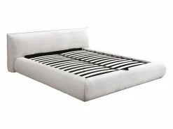 Outlet Vente-unique Cama canapé king size 180 x 200 cm de tela color - MIRSIO Beige