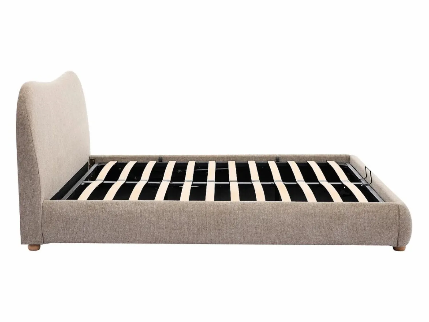 Hot Cama canapé queen size 160 x 200 cm en tela color - VANARI Cama Con Almacenaje|Cama Con Canapé