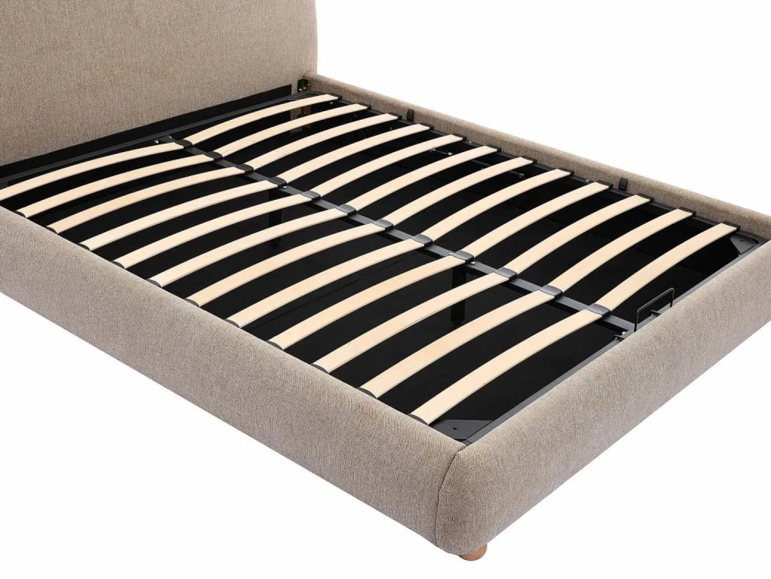 Hot Cama canapé queen size 160 x 200 cm en tela color - VANARI Cama Con Almacenaje|Cama Con Canapé