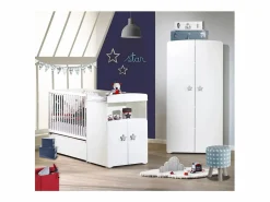 Cama combinada convertible de 120x60 a 90x190