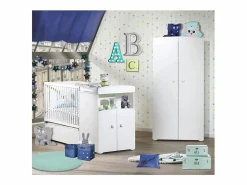 Sale Cama combinada convertible de 120x60 a 90x190 Blanco
