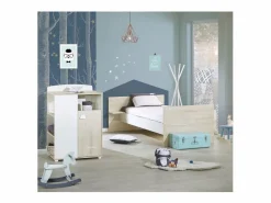 Cama Combinada de Madera Convertible 120x60 90x190