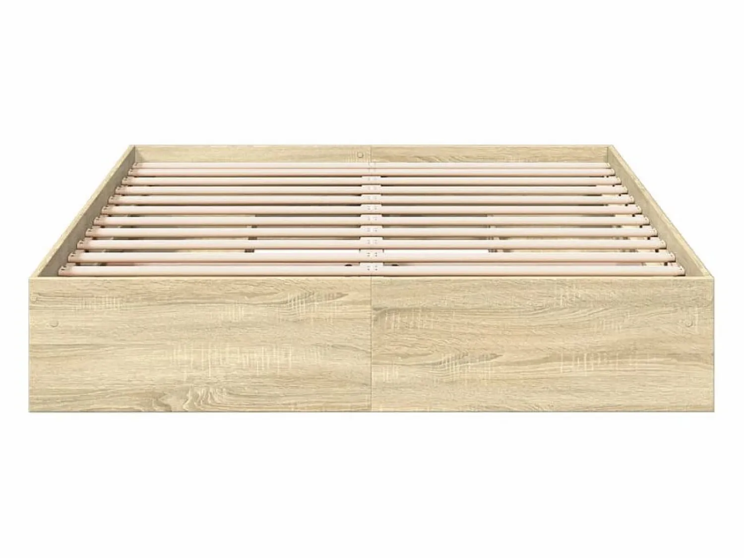 Clearance vidaxl Cama con cajones madera ingeniería roble Sonoma 150x200 cm Color natural claro