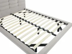 Hot Cama de 160 x 200 cm con cabecero capitoné de terciopelo - NISATIO Cama Adulto