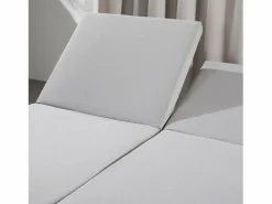 Best Concept-Usine Cama de jardín de 2 plazas CORDOUE Blanco