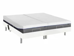 Ysmée Cama de relax, bloques de viscoelástica HESIODE - 2 x 80 x 200 cm