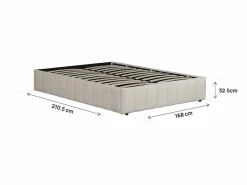 Sale Cama doble de terciopelo 