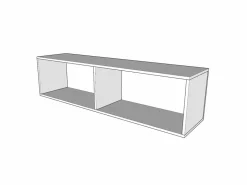 Outlet ITAMOBY Cama doble plegable francesa Kentaro de 140 cm con sofá y muebles de nogal, azul claro Marru00f3n
