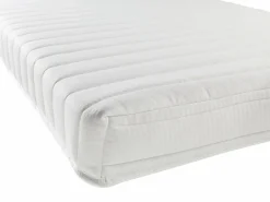 New Ysmée Cama eléctrica relax decorativa somier colchón látex 3 zonas 80 x 200 cm Tela Gris PANISOLA Blanco