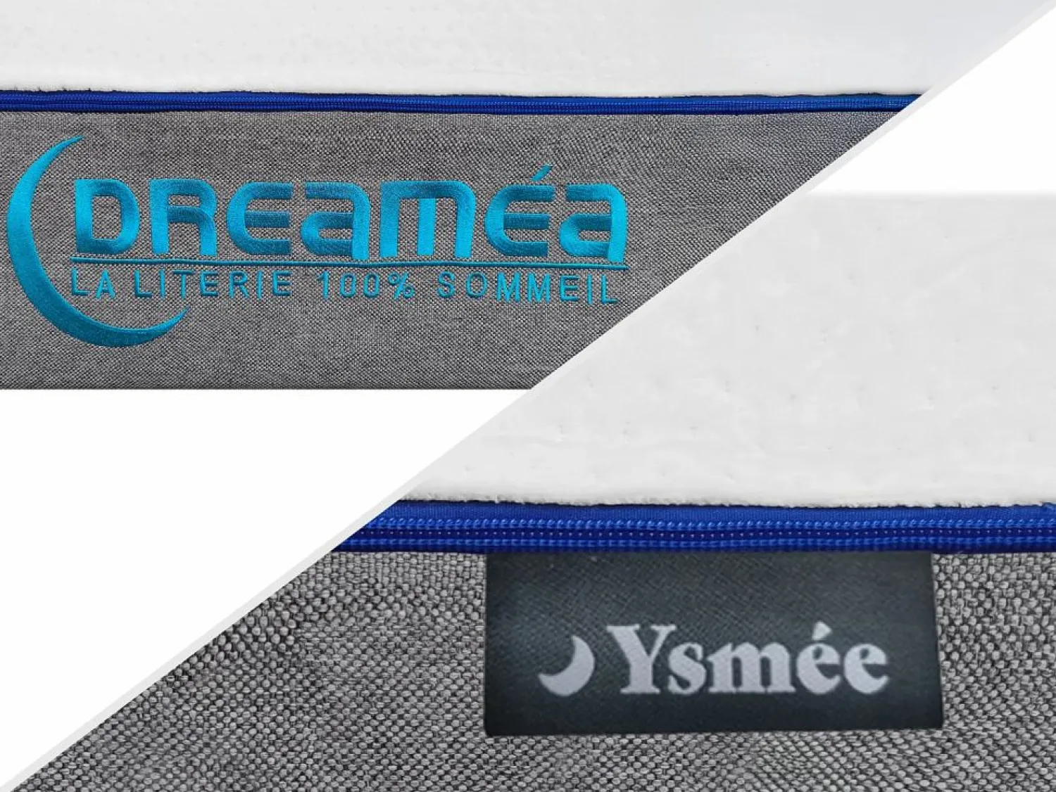 Ysmée Cama eléctrica relax, espuma viscoelástica HESIODE - roble 2 x 90 x 200 cm