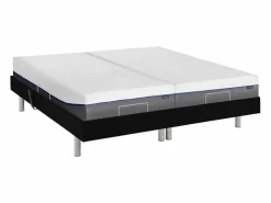Ysmée Cama eléctrica relax, espuma viscoelástica HESIODE - 2 x 70 x 190 cm