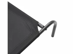 Clearance Cama elevada para perros negra 130x80x20 cm tela Oxford y acero Cama De Animales De Compañía
