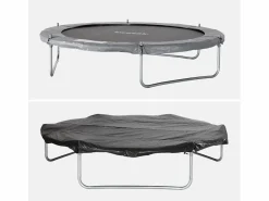 Sale Sweeek Cama elástica con pack de accesorios, 250cm Gris