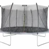 New Cama elástica red interior con pack de accesorios, 490cm gris Cama Elástica