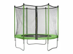 Discount Cama elástica Yoopi - Ø 2.44 m - con red + escalera + cubierta de protección + kit de anclaje Cama Elástica