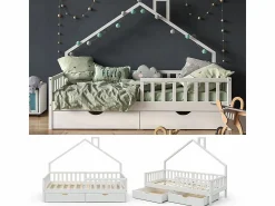 Clearance Cama en forma de casa 208x93x155 noemi Cama Montessori