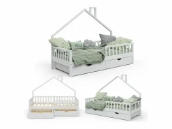 Clearance Cama en forma de casa 208x93x155 noemi Cama Montessori
